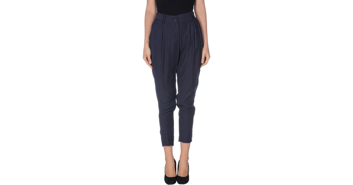 Lyst - Vivienne westwood anglomania Casual Trouser in Blue