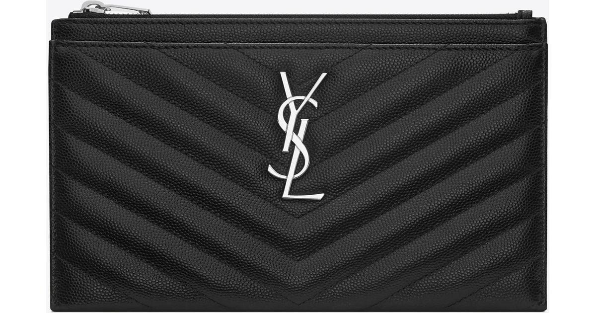 ysl pouch monogramme grain de poudre