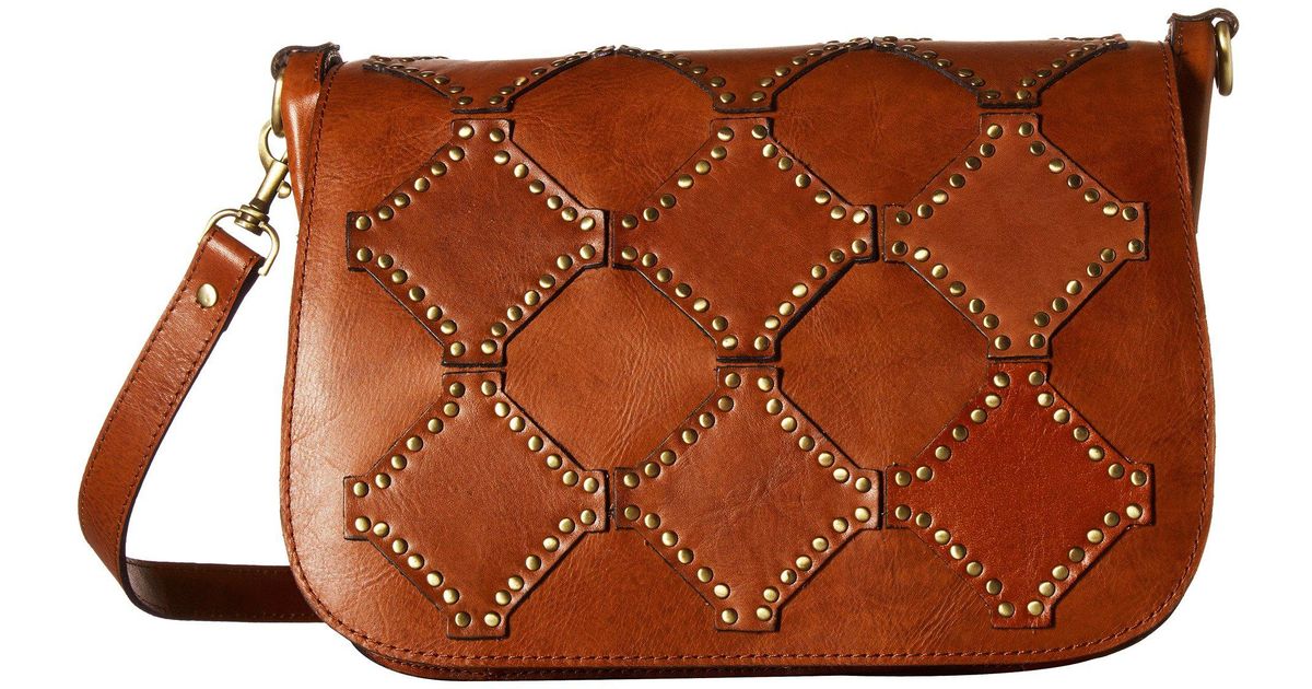 Lyst Patricia Nash Positano Satchel Toast Handbags In Brown