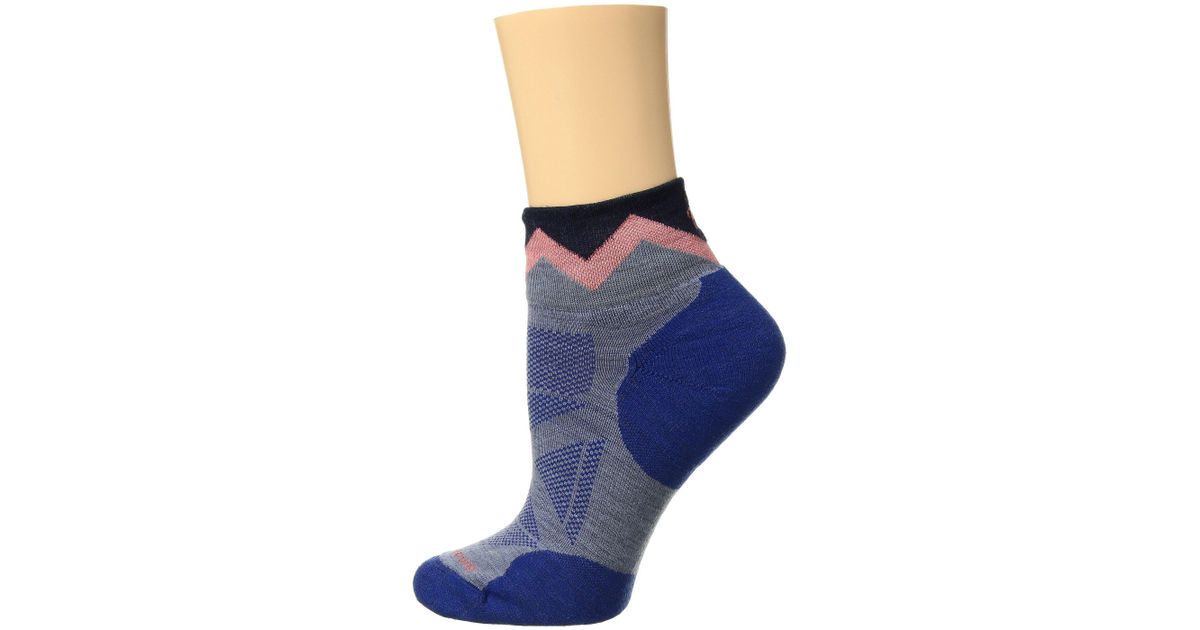 Lyst Smartwool Phd Outdoor Approach Mini Blue Steel Women S Crew Lyst Smartwool Phd Outdoor Approach Mini Blue Steel Women S Crew Cut Socks Shoes In