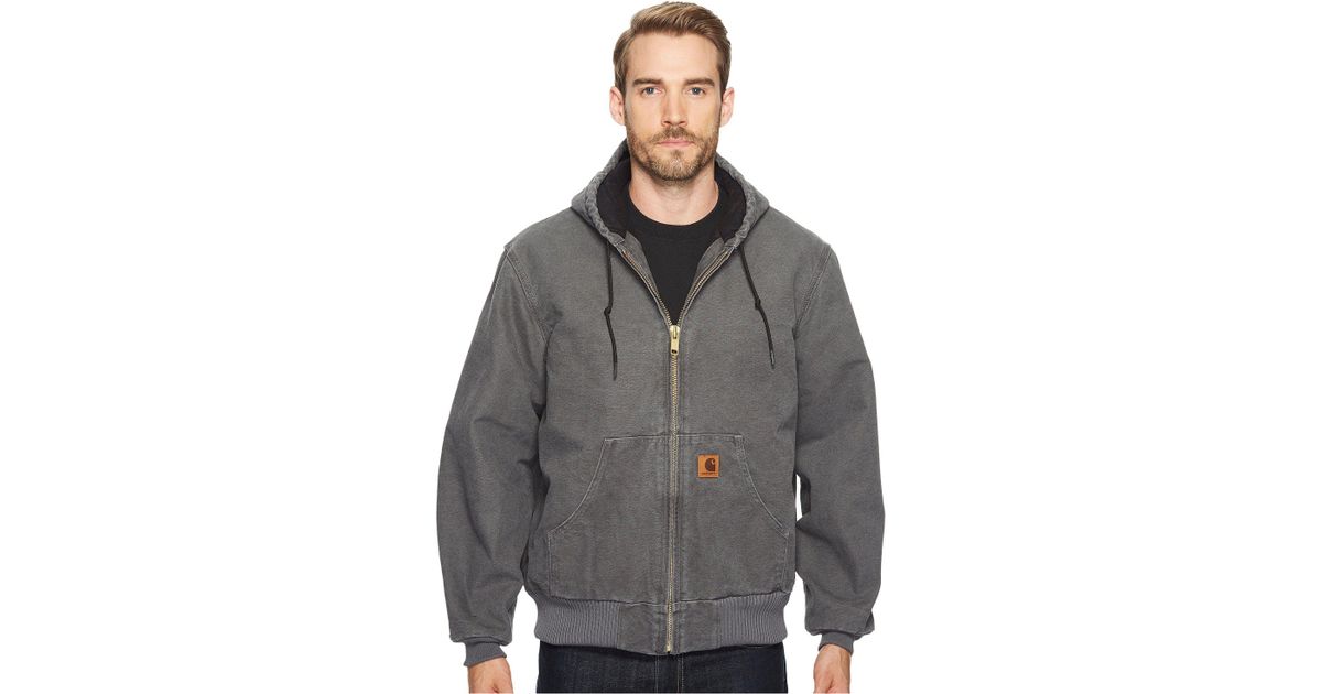 Lyst Carhartt Qfl Sandstone Active Jacket (gravel) Men's Coat in Gray