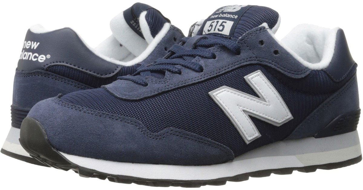 New Balance Suede Ml515 (navy/white 2) Men's Classic Shoes in Blue for ...