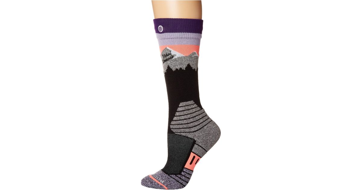 Purple Stance Break A Leg Socks