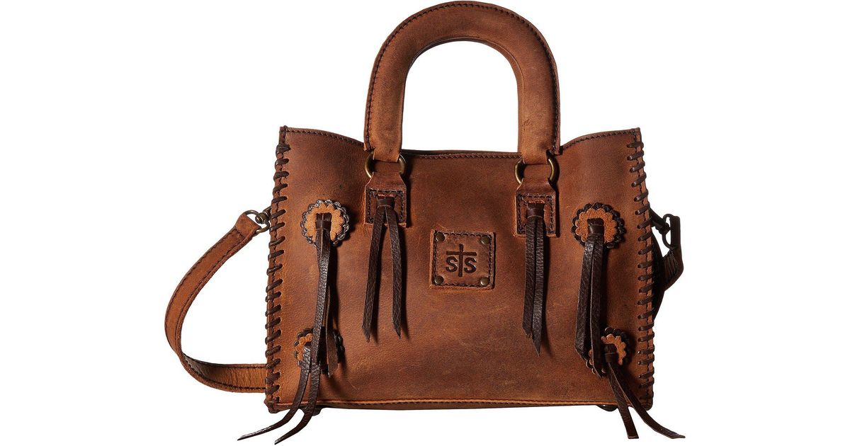 Lyst Sts Ranchwear Small Chaps Satchel Brown Handbags In Lyst Sts Ranchwear Small Chaps Satchel Brown Handbags In