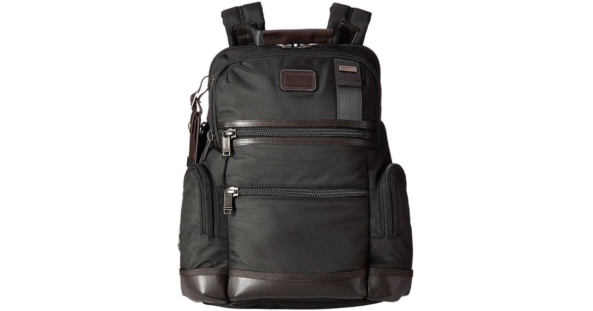 Tumi Brown Alpha Bravo Knox Backpack Lyst