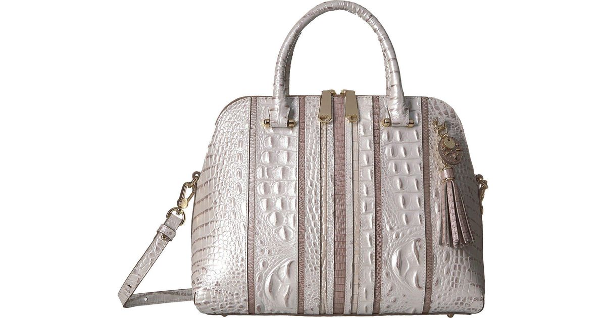 Lyst Brahmin Sydney Toasted Macaroon Handbags