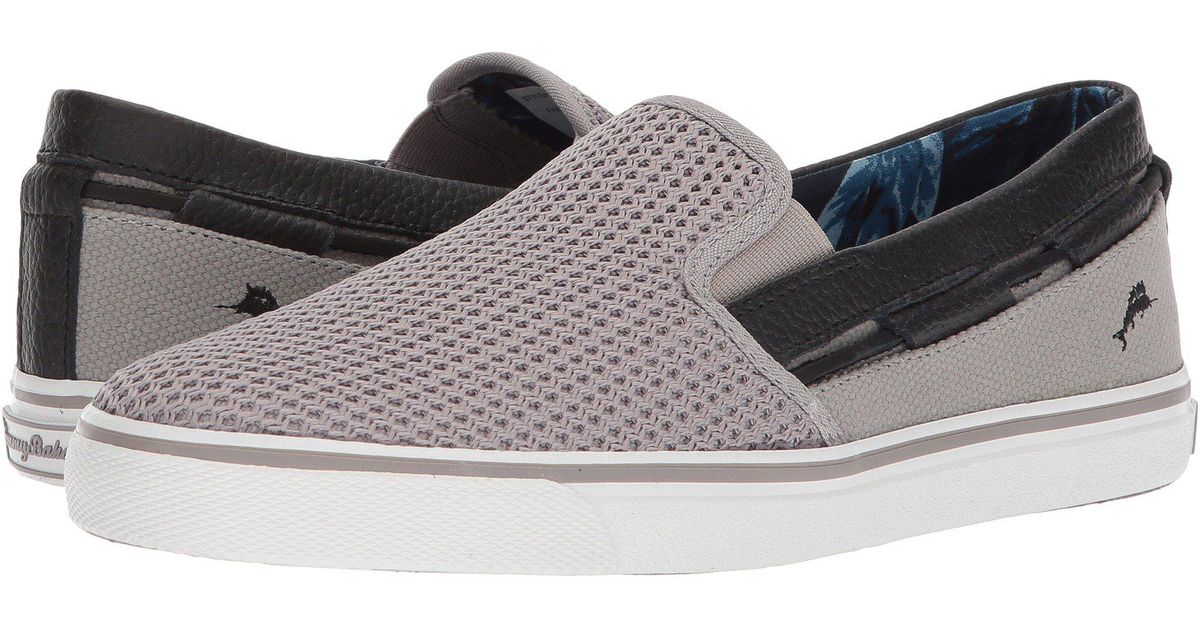 Tommy Bahama Jaali Perforated Slip-on Sneaker in Grey (Gray) for Men ...