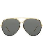 Nasty Gal Smile Shades in Gold | Lyst