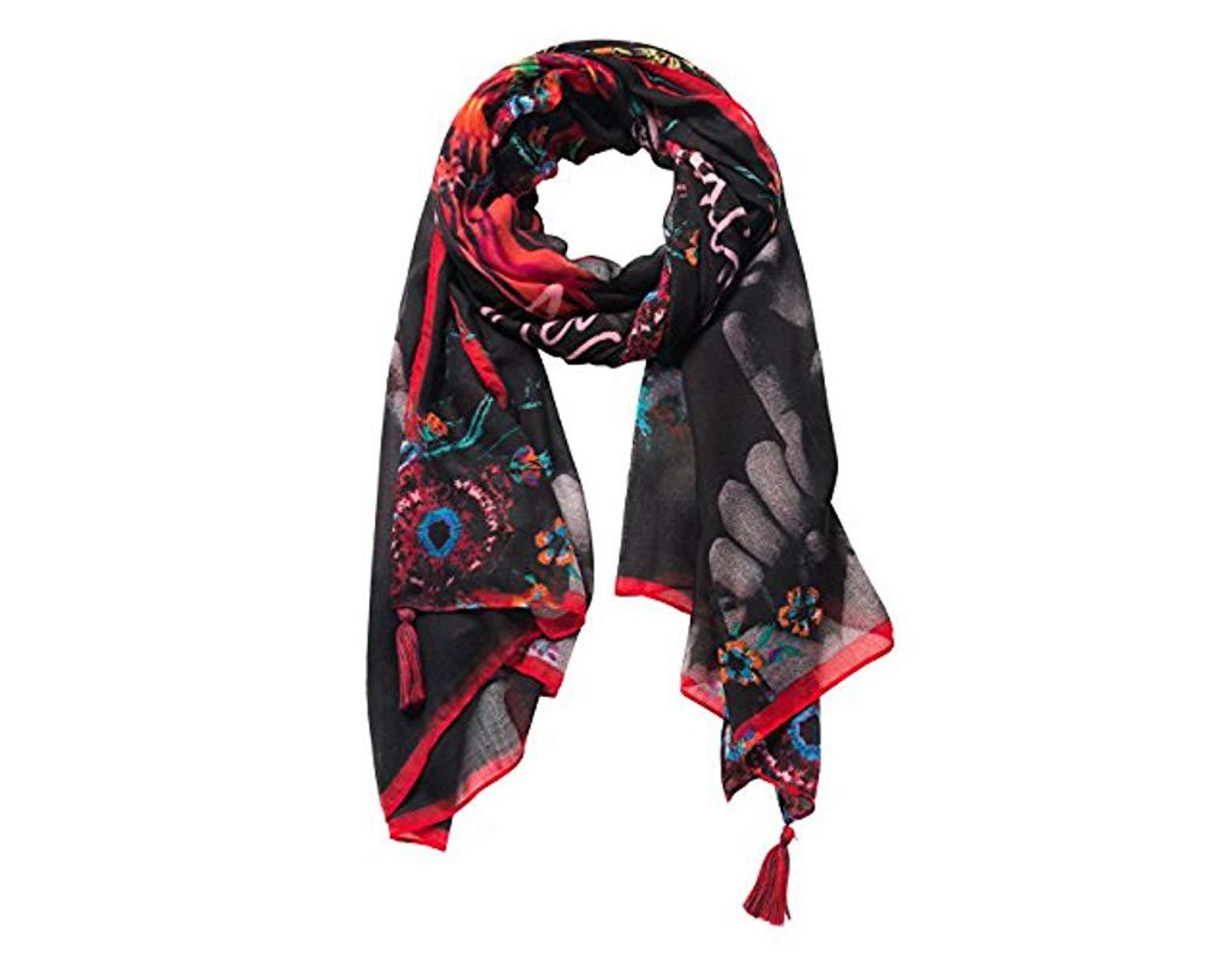 Desigual Foul/_jungle Bufanda para Mujer