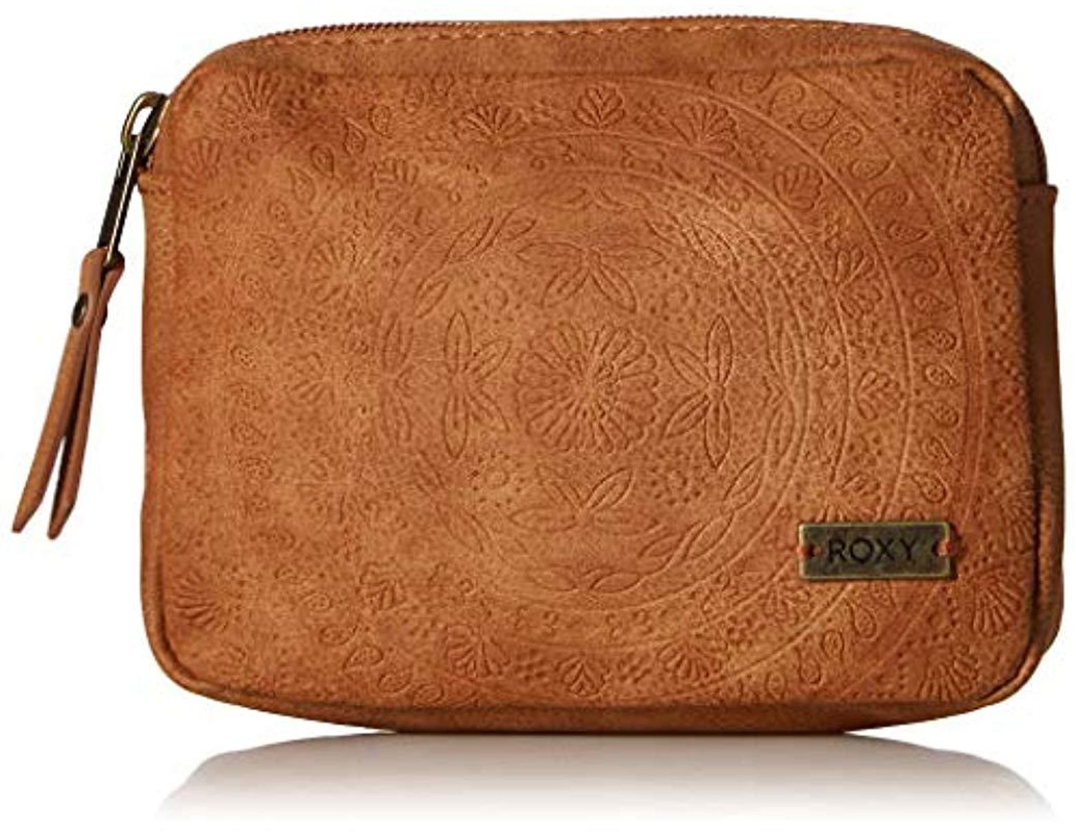 Roxy Juno Faux Leather Wallet in Camel