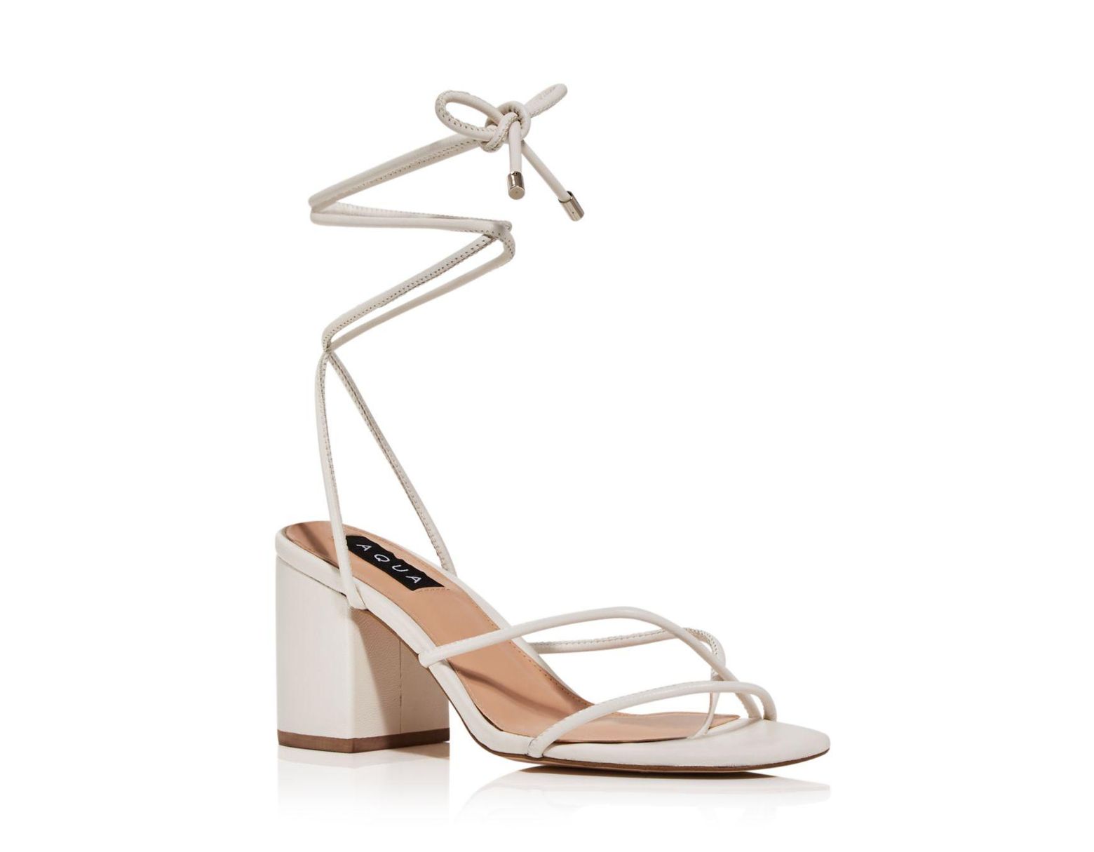 aqua platform sandals