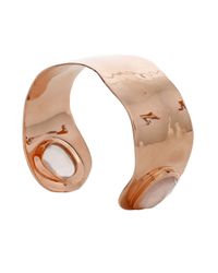 Monica Vinader | Metallic Rose Quartz Siren Cuff | Lyst