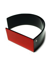 Alyssa Norton | Red And Black Geometric Cuff | Lyst