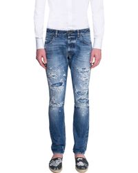 Dolce & Gabbana | Blue Used Denim Trousers for Men | Lyst