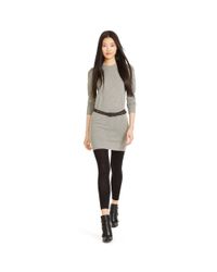 Polo Ralph Lauren | Gray Cashmere Sweater Dress | Lyst