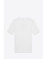 Helmut Lang | White Cotton Short-sleeve T-shirt | Lyst