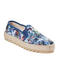 Sixtyseven | Blue Dina Canvas Espadrilles | Lyst