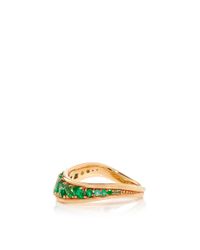 Fernando Jorge | Green Stream Wave Ring In Emeralds | Lyst