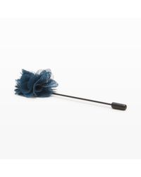 Club Monaco | Blue Gauze Lapel Pin for Men | Lyst