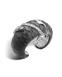John Hardy | Black Legends Naga Large Bold Cuff | Lyst