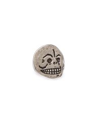Cheap Monday | Metallic Skull Ring for Men | Lyst