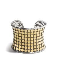 John Hardy | Metallic Dot Wide Cuff | Lyst