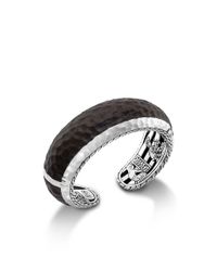 John Hardy | Black Classic Chain Cuff | Lyst