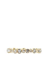 Kenneth Jay Lane | Metallic Crystal Bangle | Lyst