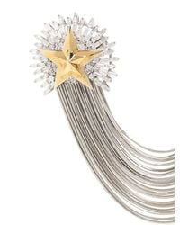 Iosselliani | Metallic Full Metal Jewels Pin | Lyst
