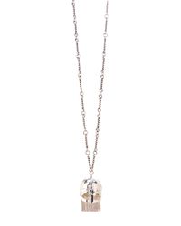Aurelie Bidermann | Metallic Maximus Helmet Long Chain Necklace | Lyst