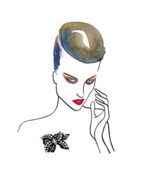 Shourouk - Black Bow Brooch - Lyst