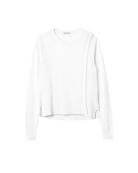 Rebecca Taylor | White Mesh Crossover Pullover | Lyst