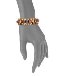 Erickson Beamon | Metallic Happily Ever After Multi-row Bracelet | Lyst