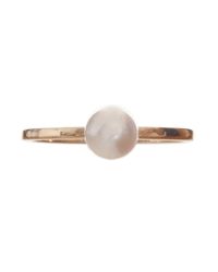 Sophie Bille Brahe | White Lisa Mini Pinkie Pearl Ring | Lyst