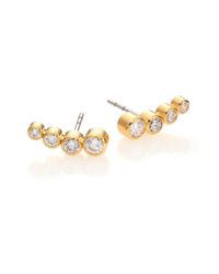 Michael Kors | Metallic Park Avenue Four-stone Earrings | Lyst