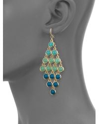 ABS By Allen Schwartz | Metallic Seaglass Brights Chandelier Earrings | Lyst