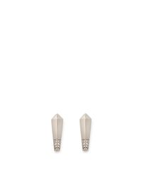 Rebecca Minkoff | Gray Crystal Spiked Earring | Lyst