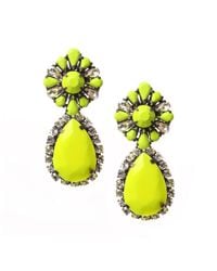 Shourouk - Yellow Roma Earrings - Lyst
