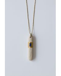 Velvet By Graham & Spencer | Blue Driftwood Amulet With Lapis By See Real Flowers | Lyst