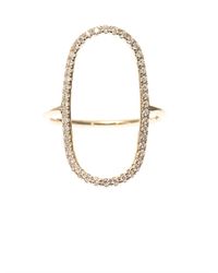 Diane Kordas | Pink Diamond & Rose-Gold Floating Ring | Lyst