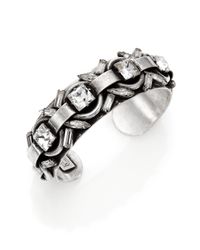 DANNIJO | Metallic Archer Crystal Cuff Bracelet | Lyst