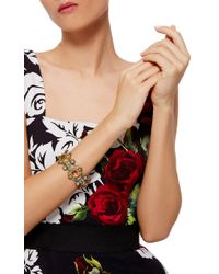 Simon Teakle | Multicolor Antique Viennese Gold And Gemstone Bracelet | Lyst