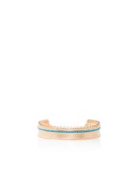 Joelle Jewellery | Metallic Turquoise Lace Bangle | Lyst