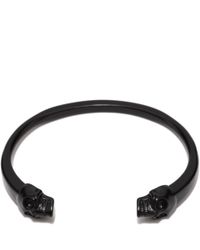 Alexander McQueen | Black Skull Bracelet | Lyst