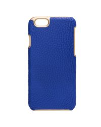 Gigi New York | Blue Pebbled Leather Iphone 6 Case | Lyst