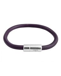 Tateossian | Lacquer Coated Steel Chain Bracelet In Purple With Silver Clasp for Men | Lyst