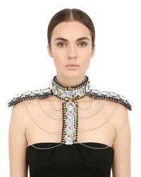 Only Child | Metallic Fool's Paradise Crystal Body Harness | Lyst