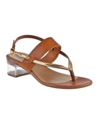 Sesto Meucci | Brown Aladin Thong Sandal Cuoio Leather | Lyst