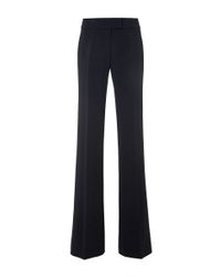 Antonio Berardi | Blue Navy Wide Legged Pants | Lyst