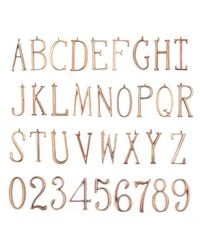 Lulu Frost - Metallic Plaza Letter + Number Custom Necklace - Lyst